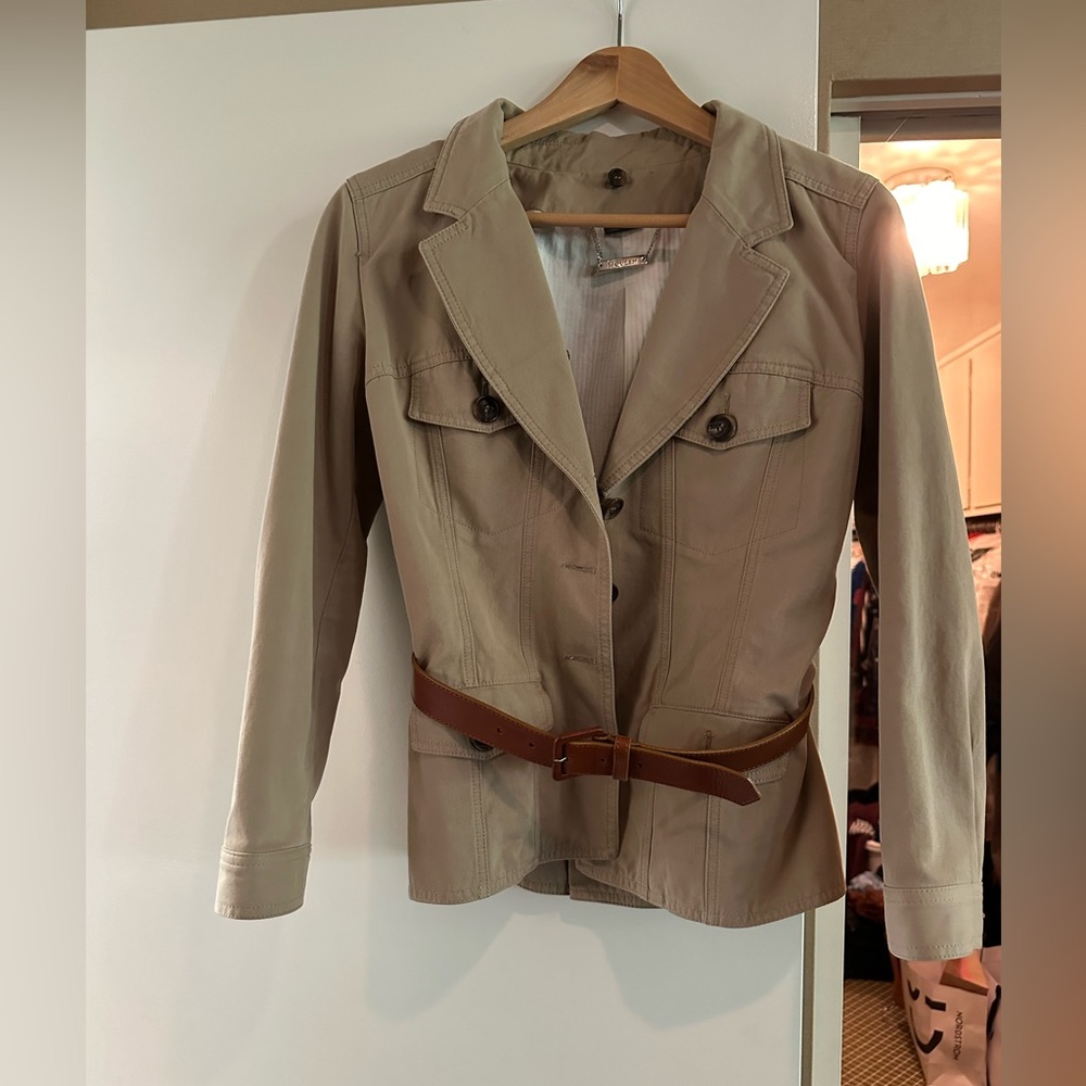 Alexander McQueen belted jacket